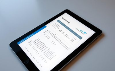 Customize Your Flight Itinerary with This Template
