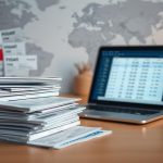 Itinerário de viagem para visto