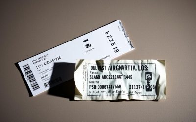 Diferença entre um bilhete falso e um itinerário de voo