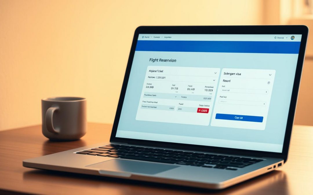 Reserva de vuelo para solicitar un visado Schengen sin comprar el billete real